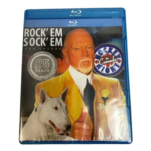 Don Cherry's Rock Em Sock Em Hockey Night 25 Years Blue Ray NEW - Picture 1 of 2